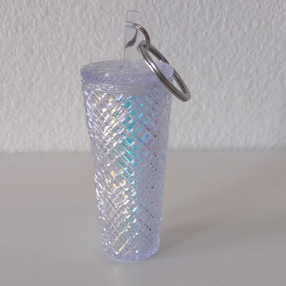 Starbucks 2022 Holiday Iridescent Unicorn Jewel Key Chain Tumbler Ornament